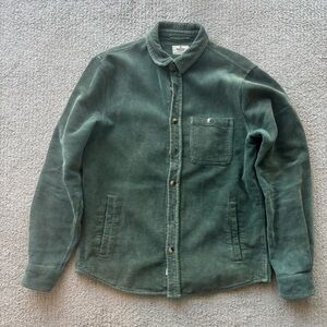 Marine Layer Green Corduroy Overshirt